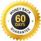 Money back guarantee badge.