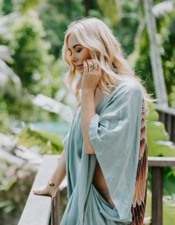 Danette May out in nature.