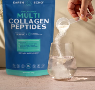 Preparing multicollagen drink.