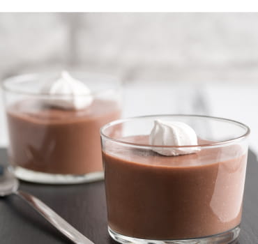 Rich chocolate pudding.